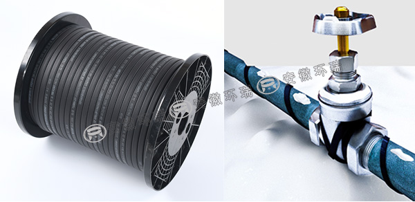 電熱帶和在水管上安裝圖